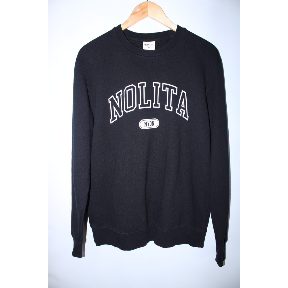 NYON New York or Nowhere Men's Medium Black Crew Neck Nolita Sweatshirt